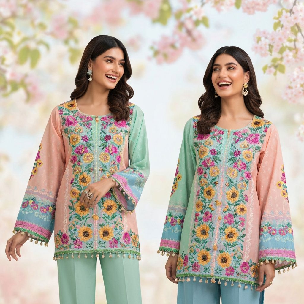 Luxury Lawn Collection - Printed