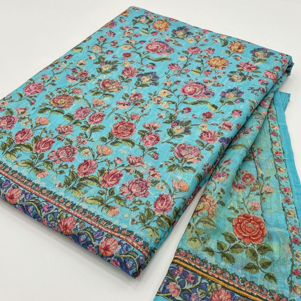 Premium Unstitched Fabric - Lawn